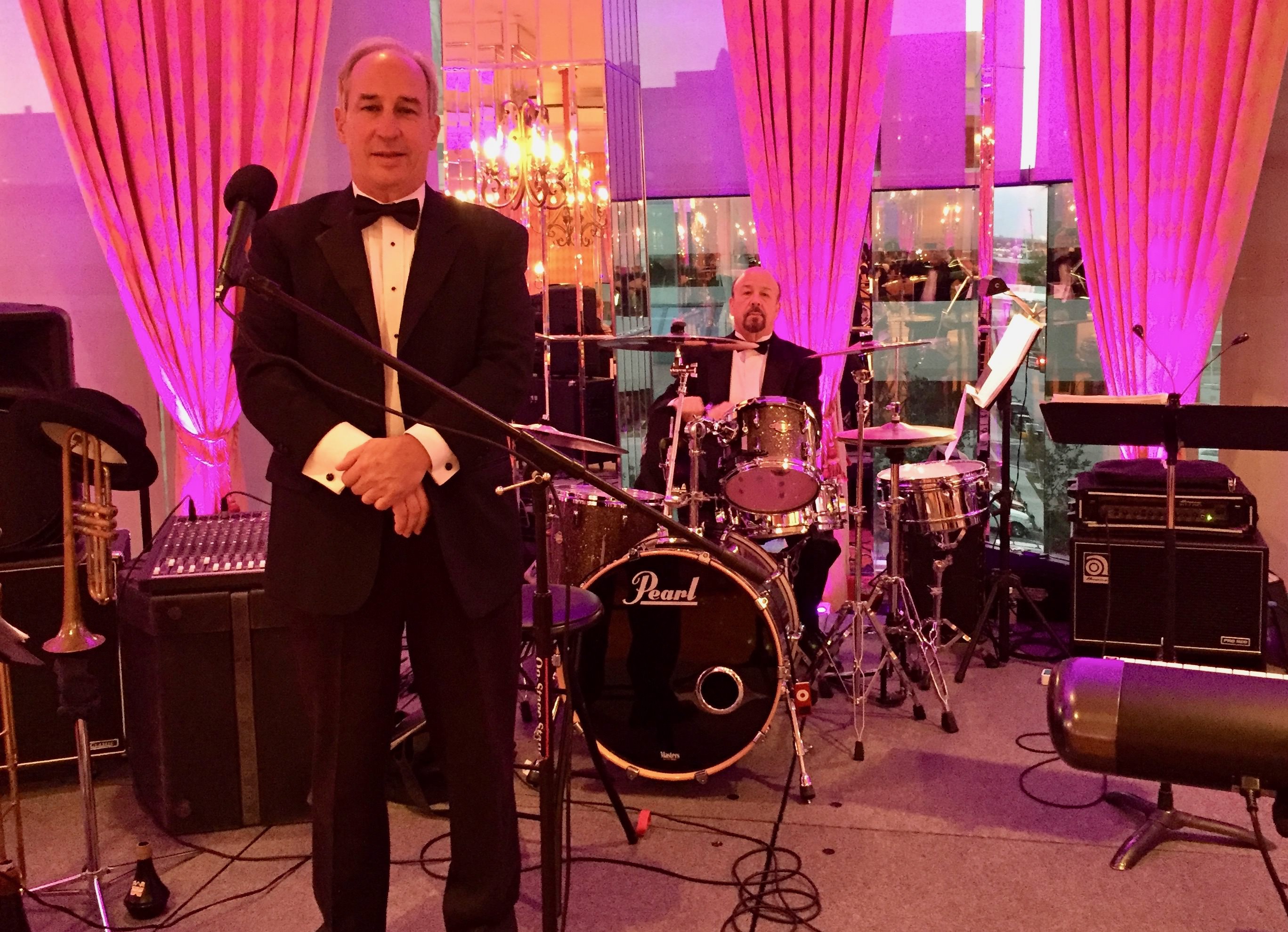 The Classic Swing Band performing for guests